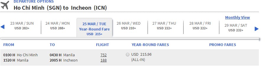 Vé máy bay giá rẻ đi Hàn Quốc