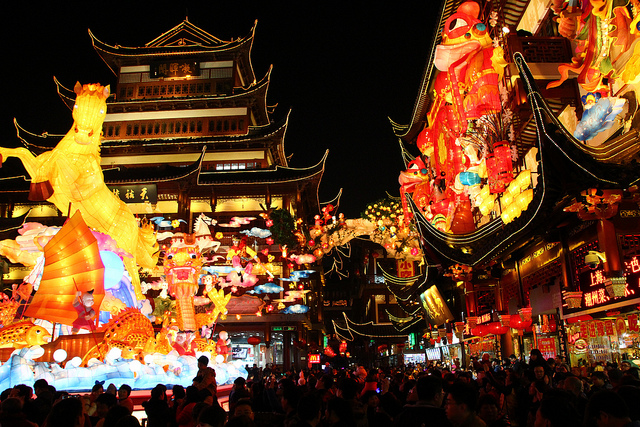Lễ hội đèn lồng rực rỡ tại Thượng Hải