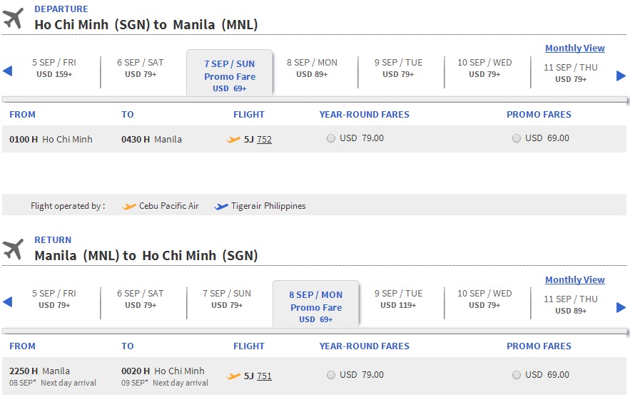 Khuyến mại sốc đi Manila chỉ còn 1,466,00 VNĐ