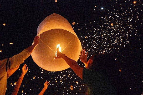 Lễ thả đèn trời đẹp kỳ ảo ở Đài Loan