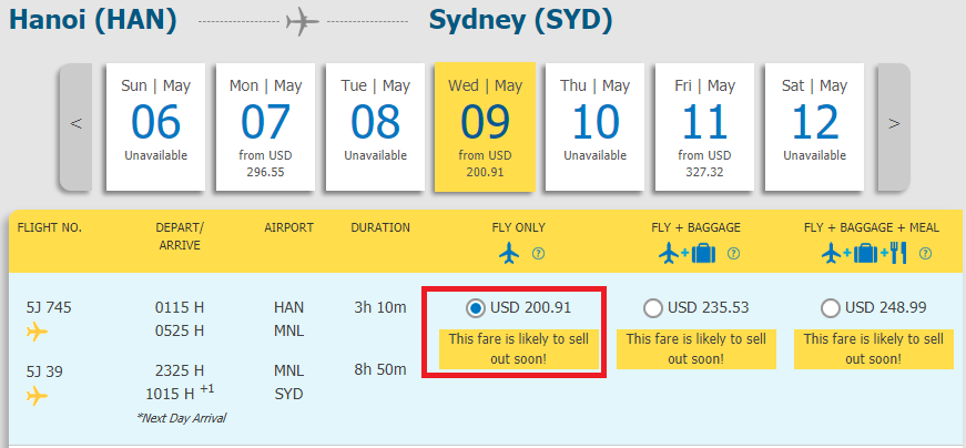vé máy bay Hà Nội đi Sydney