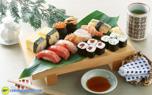 Sushi là món ăn nổi tiếng nhất Nhật Bản