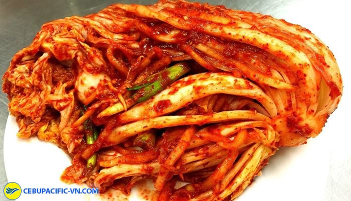 Kim chi món điển hình trong ẩm thực của Hàn Quốc