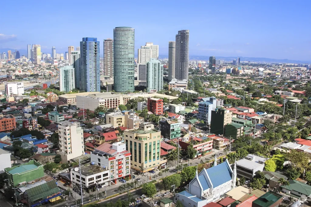 Thời điểm đến Manila